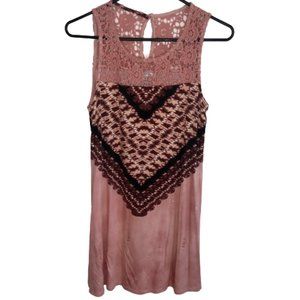Rad Clothing Women's Cotton Crochet Sleeveless